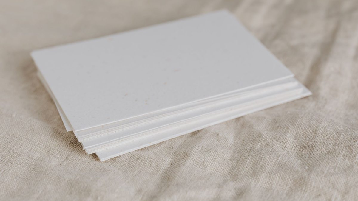 Fanning Paper Stack