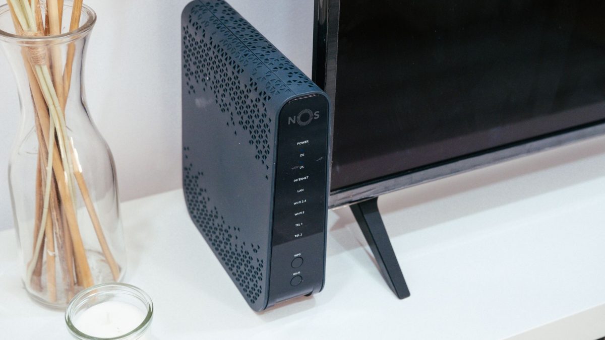 Wireless Router Closeup