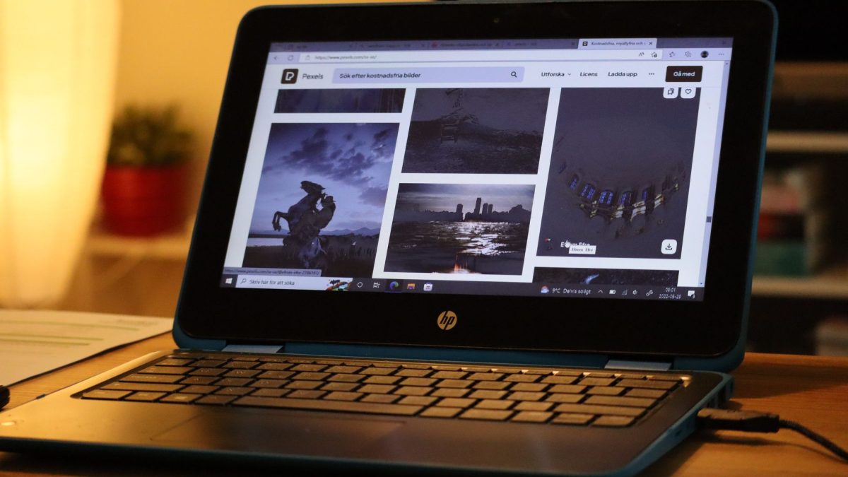 Laptop Settings Screen