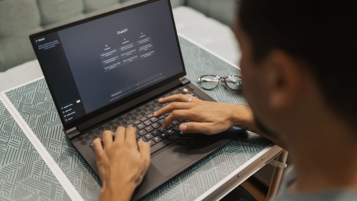 Laptop Settings Screen