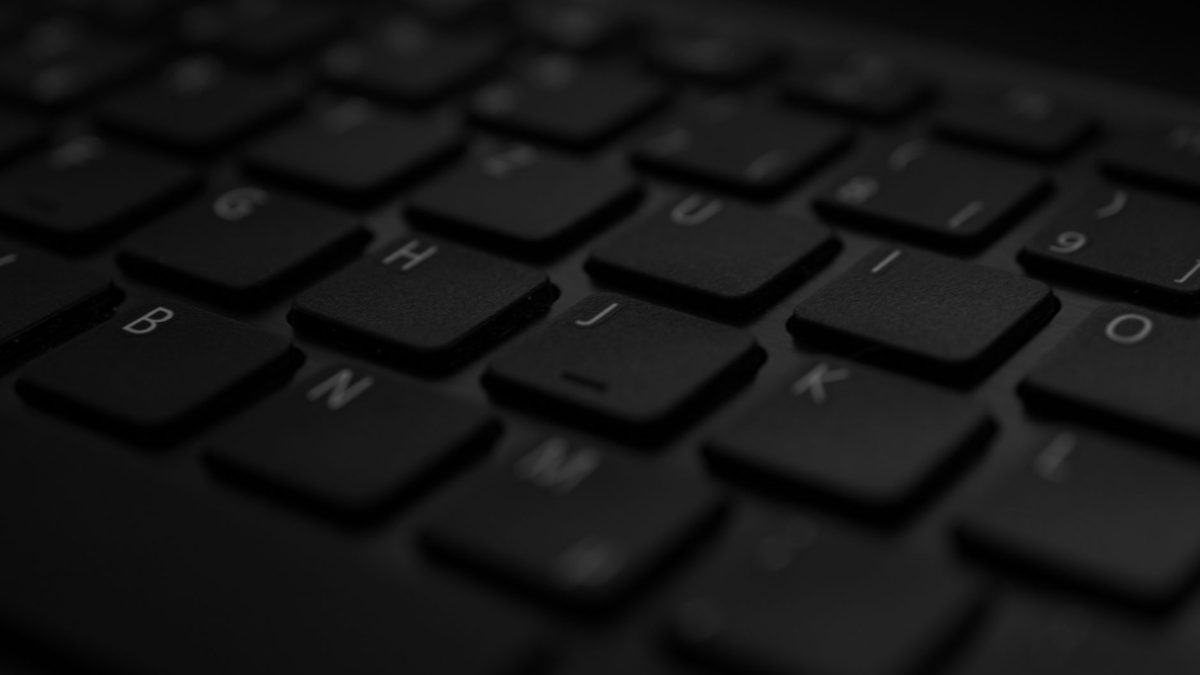 Laptop Keyboard Closeup