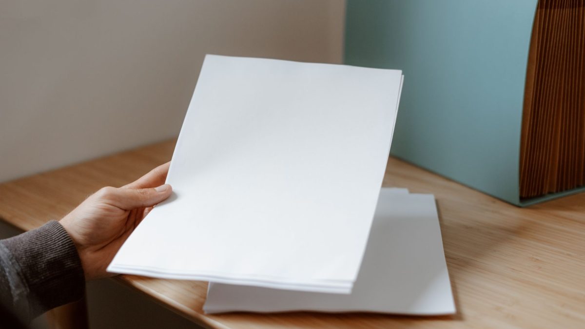 Person Printing Document