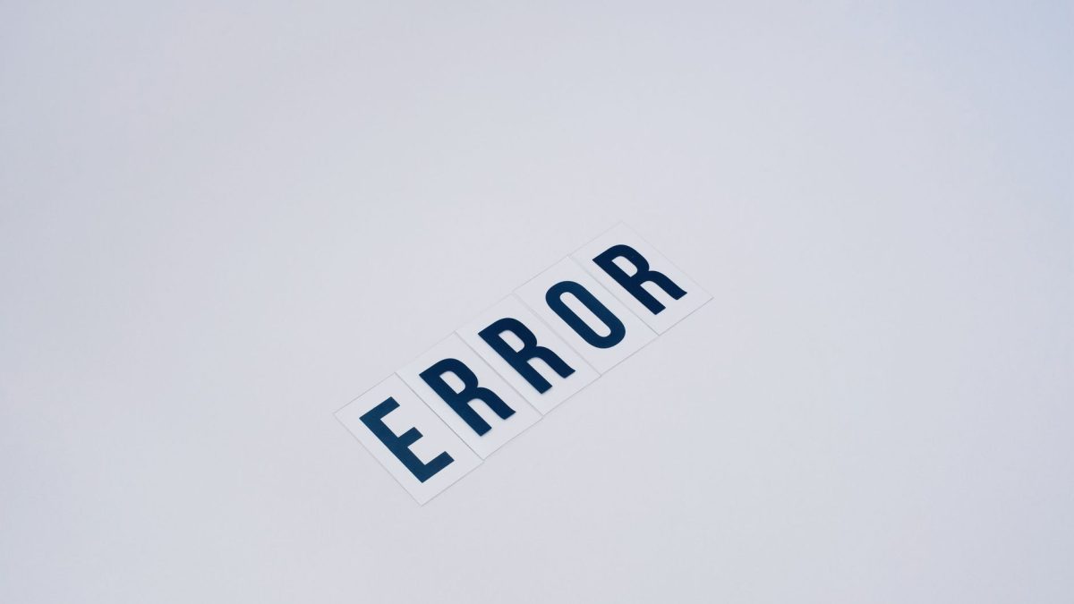 Printer Error Screen