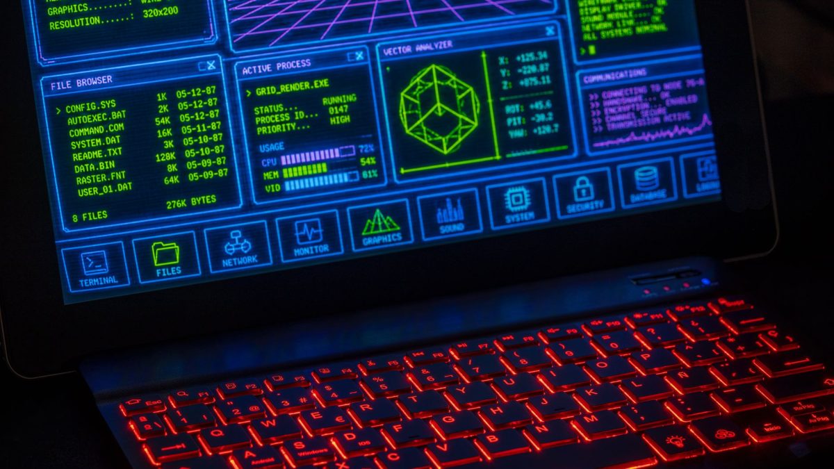 Laptop Terminal Screen